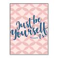 Picture of Be Yourself _GroupedProduct_Rectangle_Portrait_Canvas_Framed_