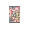 Picture of Love Graffiti I _GroupedProduct_Rectangle_Portrait_Canvas_Framed_