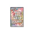 Picture of Love Graffiti I _GroupedProduct_Rectangle_Portrait_Canvas_Framed_