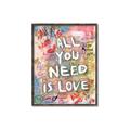 Picture of Love Graffiti I _GroupedProduct_Rectangle_Portrait_Canvas_Framed_