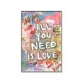 Picture of Love Graffiti I _GroupedProduct_Rectangle_Portrait_Canvas_Framed_