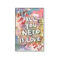 Picture of Love Graffiti I _GroupedProduct_Rectangle_Portrait_Canvas_Framed_