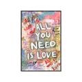 Picture of Love Graffiti I _GroupedProduct_Rectangle_Portrait_Canvas_Framed_
