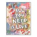 Picture of Love Graffiti I _GroupedProduct_Rectangle_Portrait_Canvas_Framed_