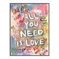 Picture of Love Graffiti I _GroupedProduct_Rectangle_Portrait_Canvas_Framed_