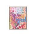 Picture of Love Graffiti II _GroupedProduct_Rectangle_Portrait_Canvas_Framed_