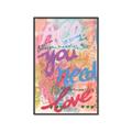 Picture of Love Graffiti II _GroupedProduct_Rectangle_Portrait_Canvas_Framed_