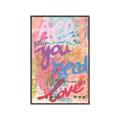 Picture of Love Graffiti II _GroupedProduct_Rectangle_Portrait_Canvas_Framed_