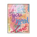 Picture of Love Graffiti II _GroupedProduct_Rectangle_Portrait_Canvas_Framed_