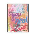 Picture of Love Graffiti II _GroupedProduct_Rectangle_Portrait_Canvas_Framed_