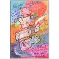 Picture of Love Graffiti III _GroupedProduct_Rectangle_Portrait_Canvas_Framed_