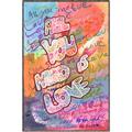 Picture of Love Graffiti III _GroupedProduct_Rectangle_Portrait_Canvas_Framed_