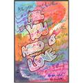 Picture of Love Graffiti III _GroupedProduct_Rectangle_Portrait_Canvas_Framed_