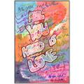 Picture of Love Graffiti III _GroupedProduct_Rectangle_Portrait_Canvas_Framed_