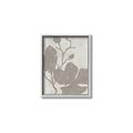 Picture of Floral  Shapes in Beaver Brown I _GroupedProduct_Rectangle_Portrait_Canvas_Framed_