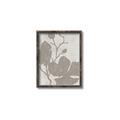 Picture of Floral  Shapes in Beaver Brown I _GroupedProduct_Rectangle_Portrait_Canvas_Framed_