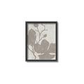 Picture of Floral  Shapes in Beaver Brown I _GroupedProduct_Rectangle_Portrait_Canvas_Framed_