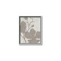 Picture of Floral  Shapes in Beaver Brown I _GroupedProduct_Rectangle_Portrait_Canvas_Framed_