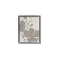 Picture of Floral  Shapes in Beaver Brown I _GroupedProduct_Rectangle_Portrait_Canvas_Framed_