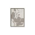 Picture of Floral  Shapes in Beaver Brown I _GroupedProduct_Rectangle_Portrait_Canvas_Framed_