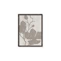 Picture of Floral  Shapes in Beaver Brown I _GroupedProduct_Rectangle_Portrait_Canvas_Framed_