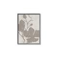 Picture of Floral  Shapes in Beaver Brown I _GroupedProduct_Rectangle_Portrait_Canvas_Framed_