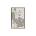 Picture of Floral  Shapes in Beaver Brown I _GroupedProduct_Rectangle_Portrait_Canvas_Framed_