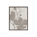 Picture of Floral  Shapes in Beaver Brown I _GroupedProduct_Rectangle_Portrait_Canvas_Framed_