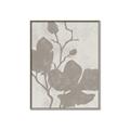 Picture of Floral  Shapes in Beaver Brown I _GroupedProduct_Rectangle_Portrait_Canvas_Framed_