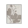 Picture of Floral  Shapes in Beaver Brown I _GroupedProduct_Rectangle_Portrait_Canvas_Framed_