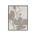 Picture of Floral  Shapes in Beaver Brown I _GroupedProduct_Rectangle_Portrait_Canvas_Framed_