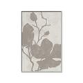 Picture of Floral  Shapes in Beaver Brown I _GroupedProduct_Rectangle_Portrait_Canvas_Framed_