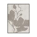 Picture of Floral  Shapes in Beaver Brown I _GroupedProduct_Rectangle_Portrait_Canvas_Framed_