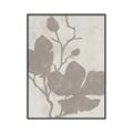 Picture of Floral  Shapes in Beaver Brown I _GroupedProduct_Rectangle_Portrait_Canvas_Framed_