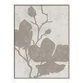 Picture of Floral  Shapes in Beaver Brown I _GroupedProduct_Rectangle_Portrait_Canvas_Framed_