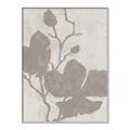 Picture of Floral  Shapes in Beaver Brown I _GroupedProduct_Rectangle_Portrait_Canvas_Framed_