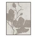 Picture of Floral  Shapes in Beaver Brown I _GroupedProduct_Rectangle_Portrait_Canvas_Framed_