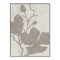 Picture of Floral  Shapes in Beaver Brown I _GroupedProduct_Rectangle_Portrait_Canvas_Framed_
