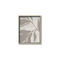 Picture of Floral  Shapes in Beaver Brown II _GroupedProduct_Rectangle_Portrait_Canvas_Framed_