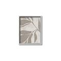Picture of Floral  Shapes in Beaver Brown II _GroupedProduct_Rectangle_Portrait_Canvas_Framed_