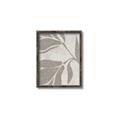 Picture of Floral  Shapes in Beaver Brown II _GroupedProduct_Rectangle_Portrait_Canvas_Framed_