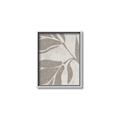 Picture of Floral  Shapes in Beaver Brown II _GroupedProduct_Rectangle_Portrait_Canvas_Framed_