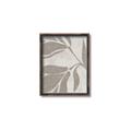 Picture of Floral  Shapes in Beaver Brown II _GroupedProduct_Rectangle_Portrait_Canvas_Framed_
