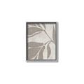 Picture of Floral  Shapes in Beaver Brown II _GroupedProduct_Rectangle_Portrait_Canvas_Framed_