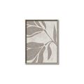 Picture of Floral  Shapes in Beaver Brown II _GroupedProduct_Rectangle_Portrait_Canvas_Framed_