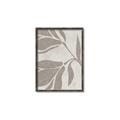 Picture of Floral  Shapes in Beaver Brown II _GroupedProduct_Rectangle_Portrait_Canvas_Framed_