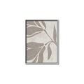 Picture of Floral  Shapes in Beaver Brown II _GroupedProduct_Rectangle_Portrait_Canvas_Framed_
