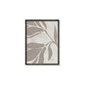 Picture of Floral  Shapes in Beaver Brown II _GroupedProduct_Rectangle_Portrait_Canvas_Framed_