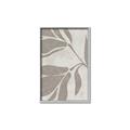 Picture of Floral  Shapes in Beaver Brown II _GroupedProduct_Rectangle_Portrait_Canvas_Framed_