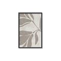Picture of Floral  Shapes in Beaver Brown II _GroupedProduct_Rectangle_Portrait_Canvas_Framed_